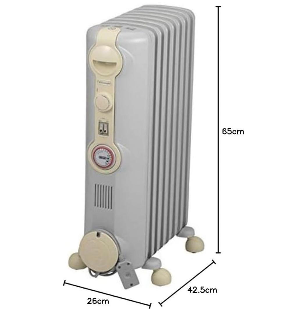 デロンギ オイルヒーター JR0812-CR+TH300R未使用品