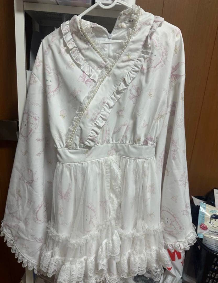 ノエミー　うさぎさんチュールフレア浴衣ドレス　ピンク