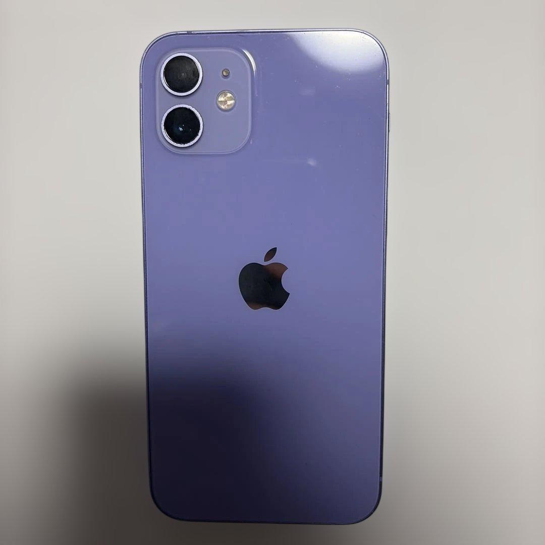 iPhone 12 64GB パープル 本体　箱付き