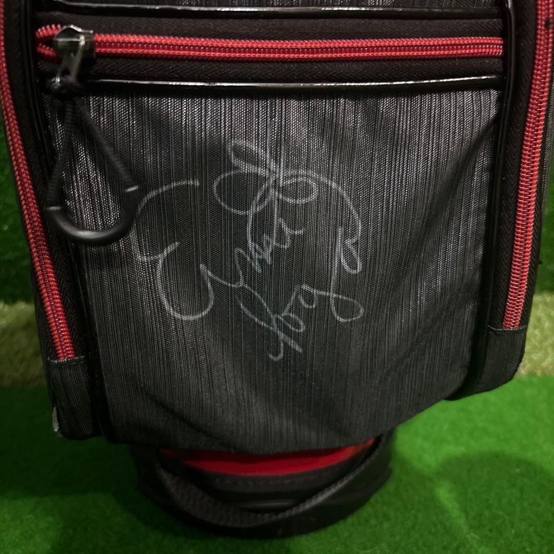 Piretti キャディバッグ 黒/赤