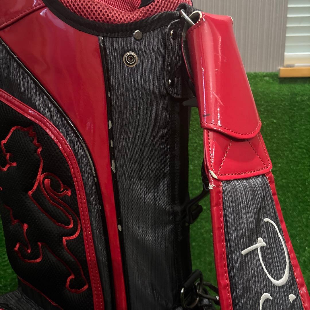 Piretti キャディバッグ 黒/赤