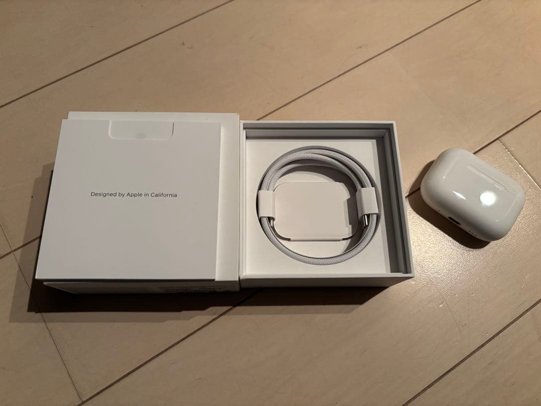AirPods Pro MWP22J/A ワイヤレス充電ケース・箱付き