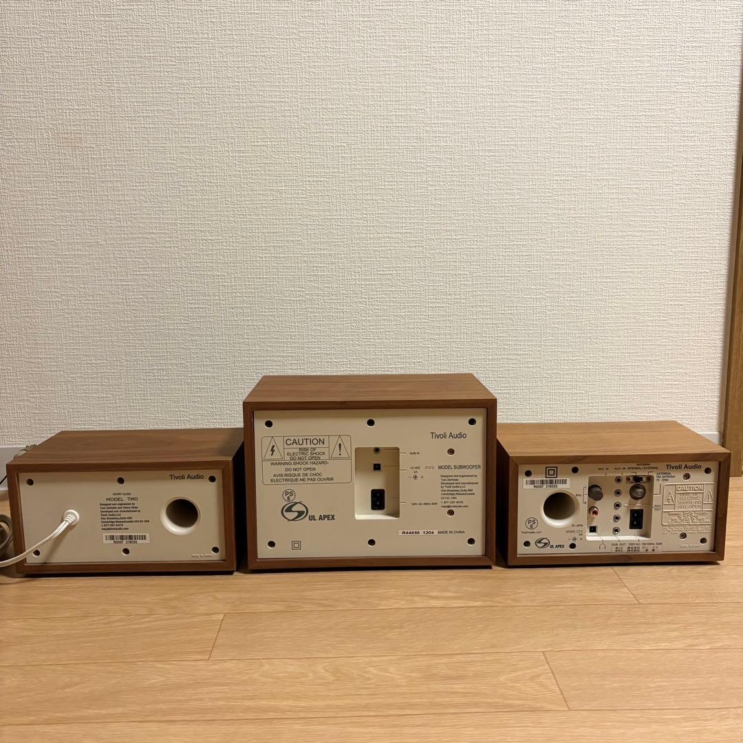 ラジオ・コンポ Tivoli Audio MODEL TWO + MODEL SUBWOOFER