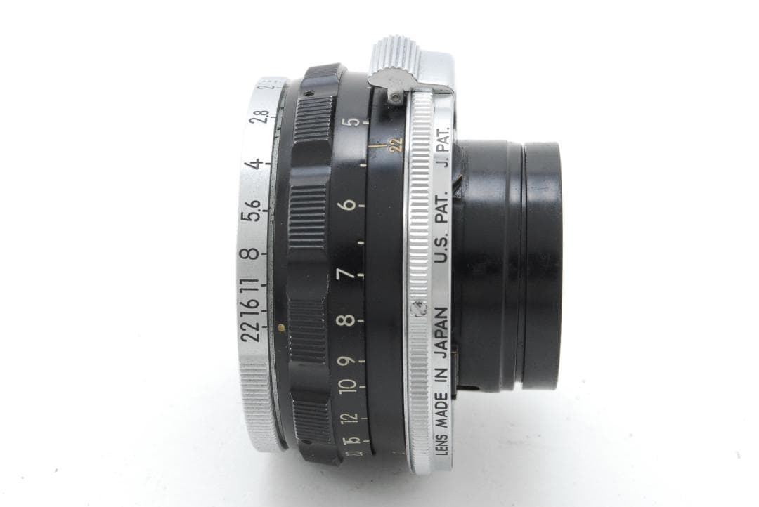 レア刻印 *U.S.PAT* Nikon W-Nikkor 3.5cm f1.8