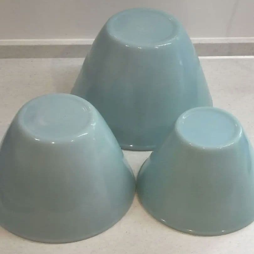 ファイヤーキング ターコイズブルー ミキシングボウル S M L 3点セット