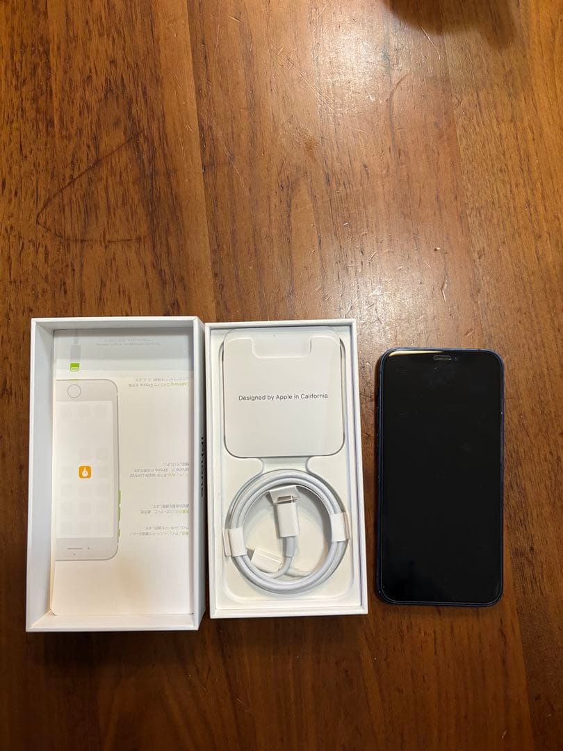 デ*ド様 Apple iPhone 12mini 青　希望があればケース付き