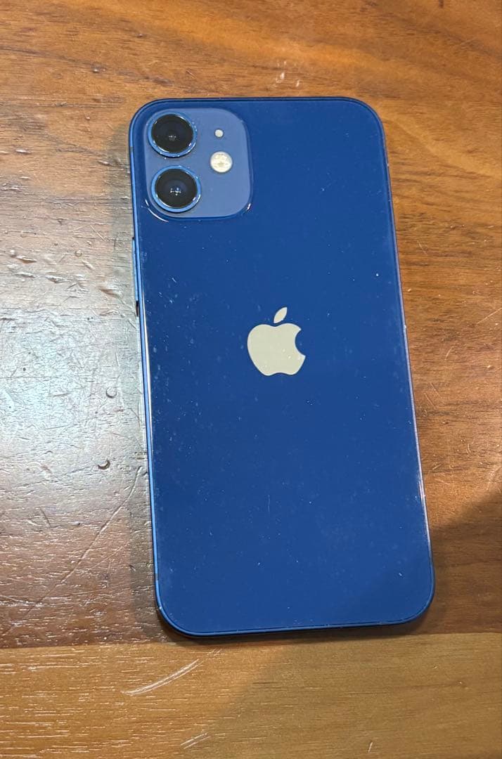 デ*ド様 Apple iPhone 12mini 青　希望があればケース付き