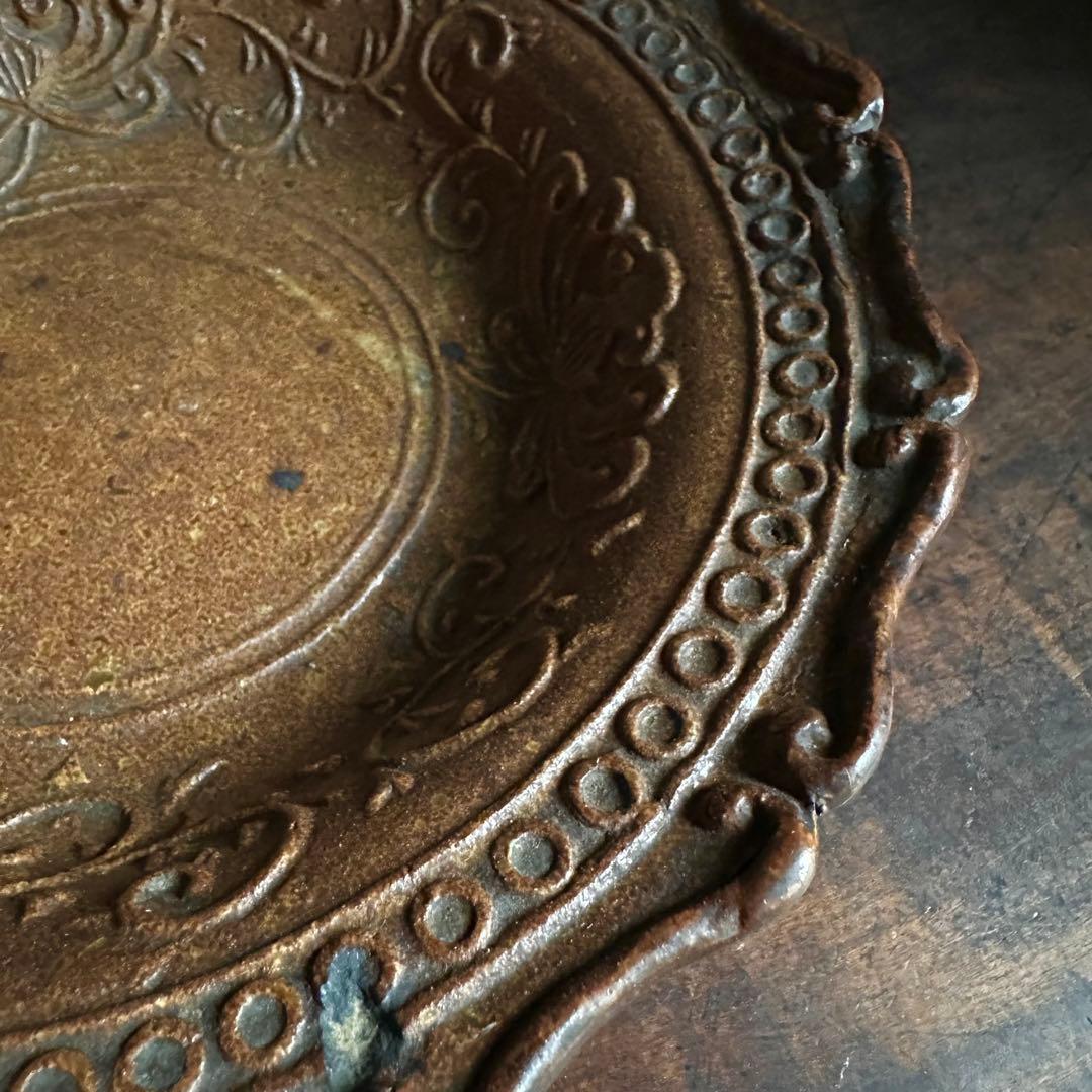 初代加藤善治 花形平鉢 「七十九翁 早梅亭造之」銘 加藤善治 平鉢 早梅亭