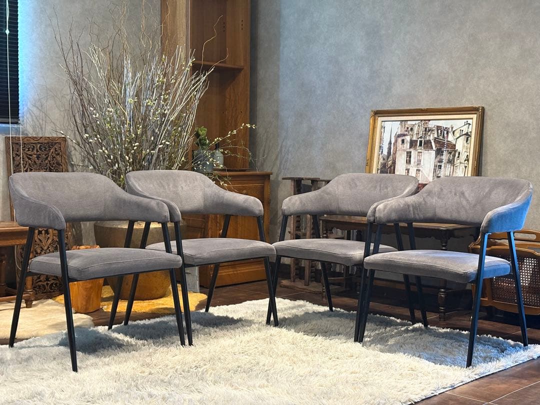 ニトリ NITORI ファブリック　ダイニングチェア　DCイジー　H