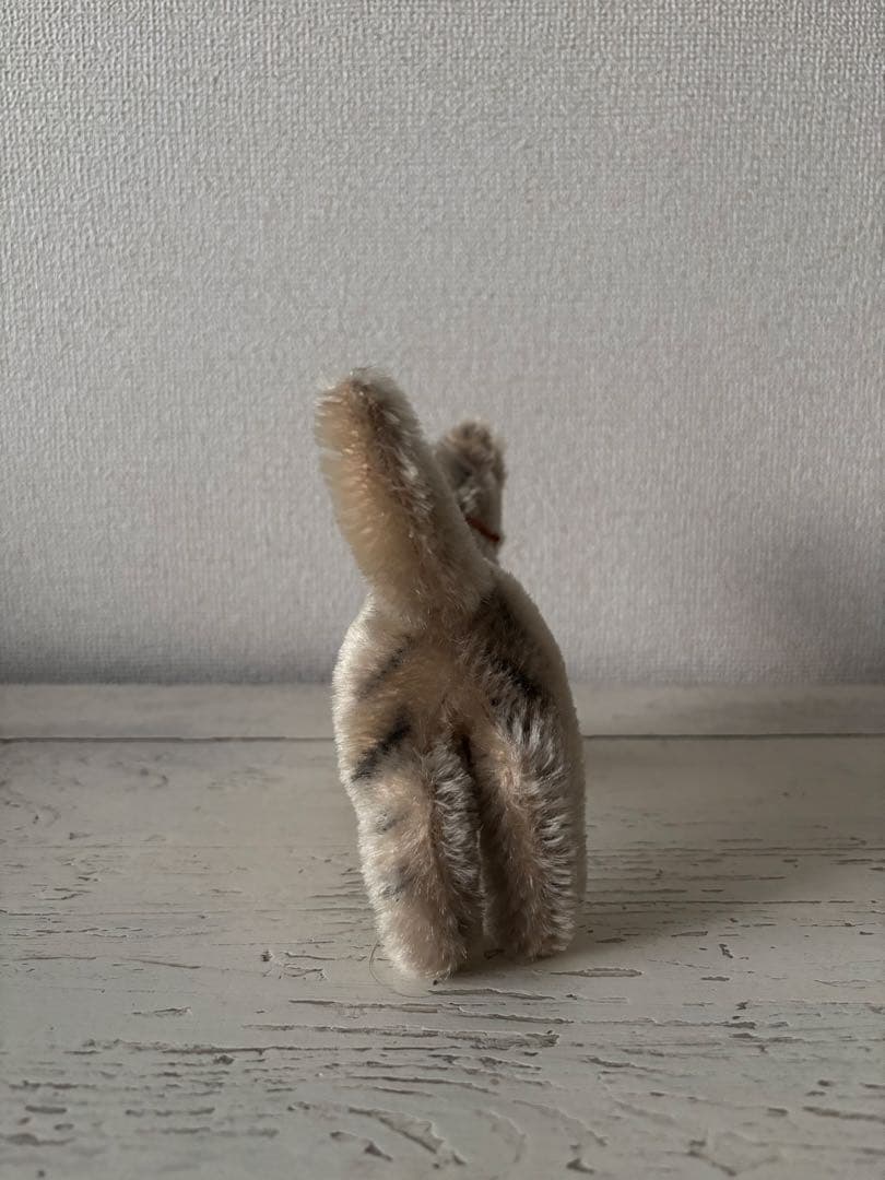 アンティーク ネコ シュタイフ ハーマン 猫 キジ トラ タビー ヴィンテージ