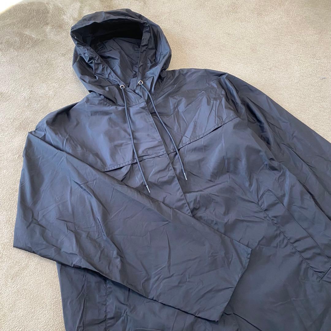 【美品】PRADA プラダ フーデッドナイロンジャケット ポケッタブル 収納可能
