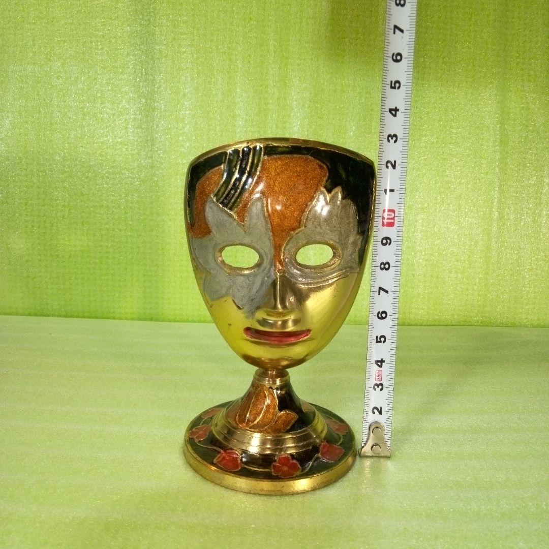 マスク型　mask　仮面　お面　お香立て　香炉　こうろ　置物　香道　洋風　レア