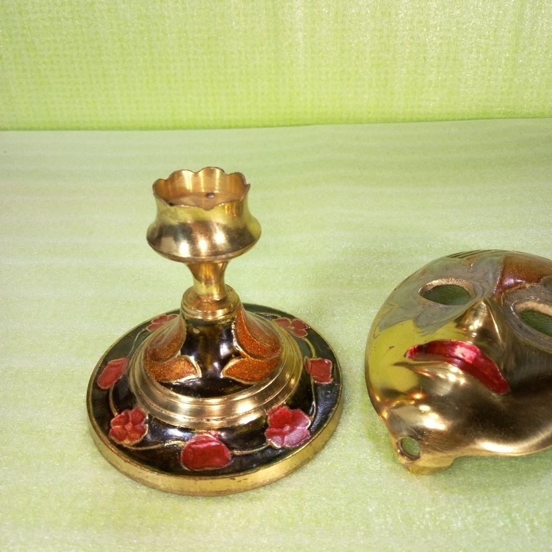 マスク型　mask　仮面　お面　お香立て　香炉　こうろ　置物　香道　洋風　レア