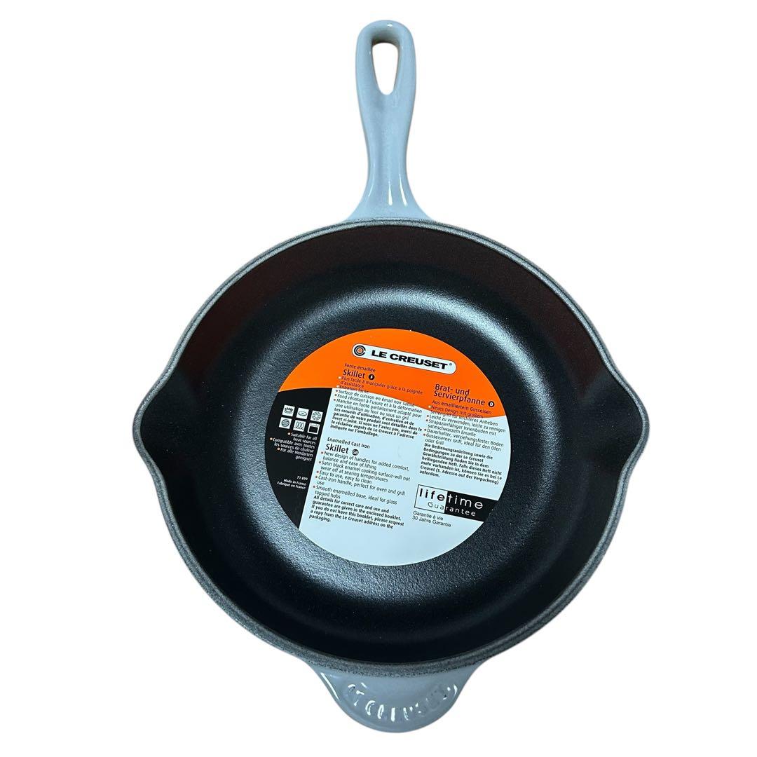 ⭐️新品未使用⭐️LE CREUSET グレー スキレット
