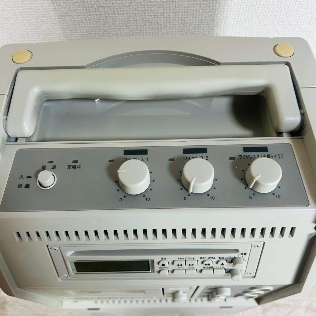 【再生OK 美品】TOA ワイヤレスアンプ　WA-1712CD 有線マイク 廃盤