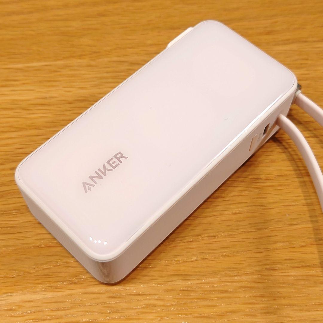 【未使用】モバイルバッテリー コンセント付 ケーブル付 10000mA