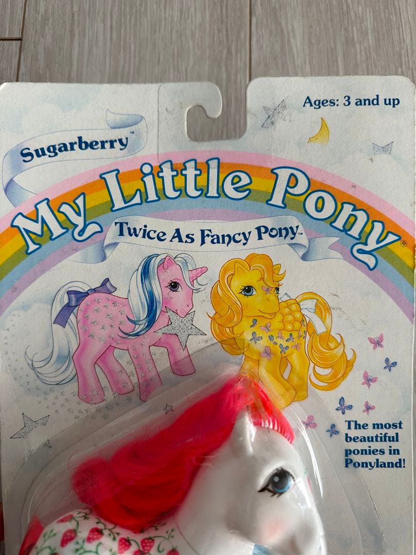 1986年マイリトルポニー  ヴィンテージ 当時物いちごナイルパーチ　ムチャチャ