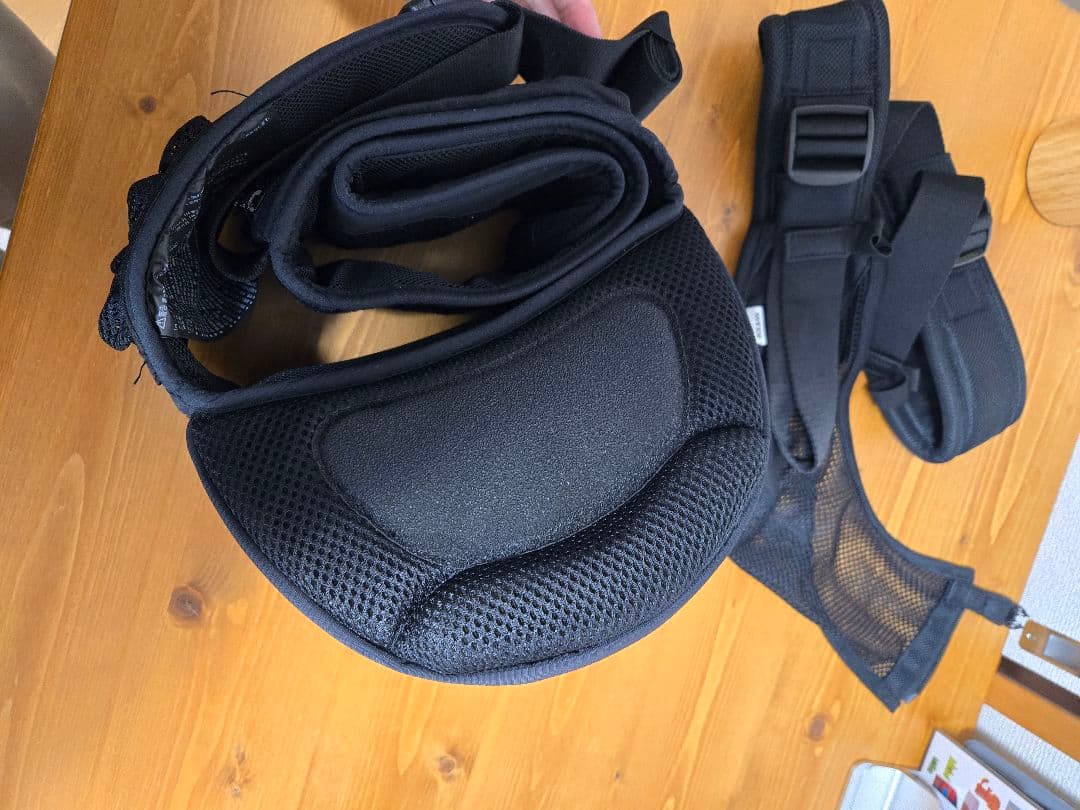 ポルバン アドバンス シングルショルダー式 ヒップシート 抱っこ紐 ブラック