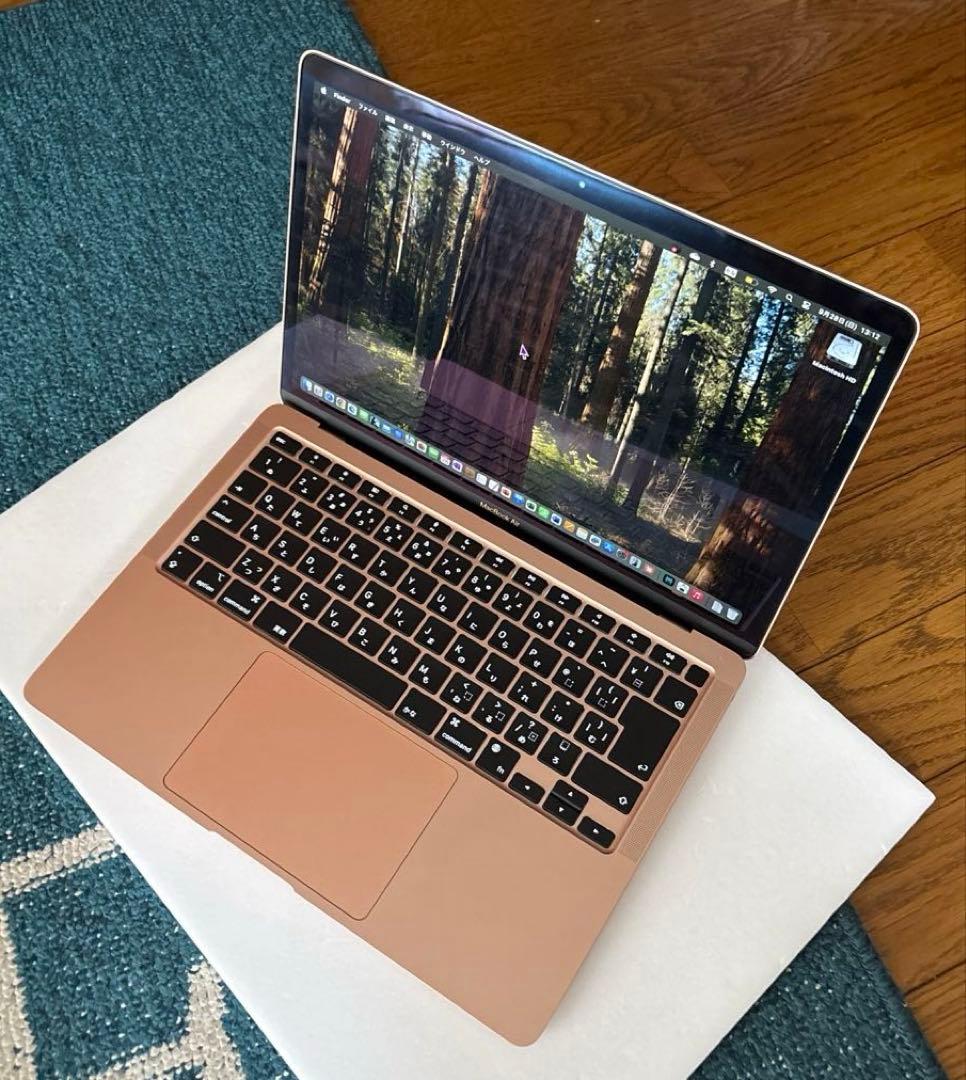 MacBook Air (M1, 2020)ゴールド 8GB/256GB SSD