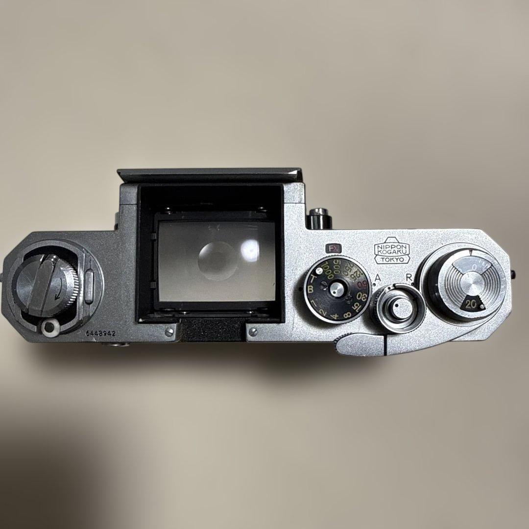 【美品】 Nikon F アイレベル シルバー 前期 富士山 640万台