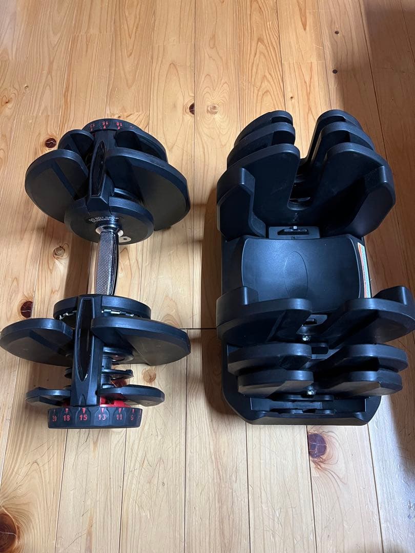 可変式ダンベル 5〜40kg 17段階 1set ②