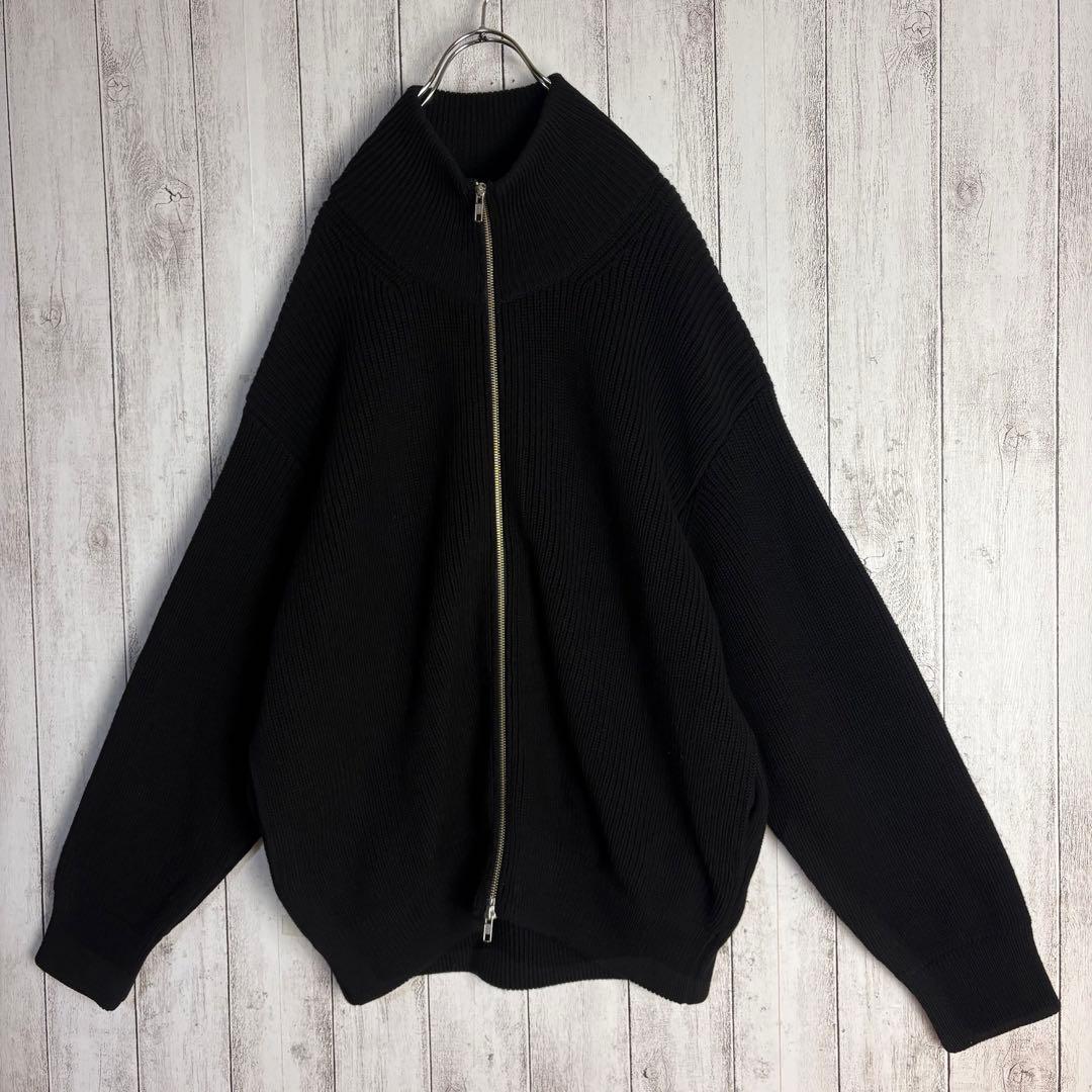 【人気デザイン】シュタイン☆ドライバーズニット オーバーサイズ stein 黒色