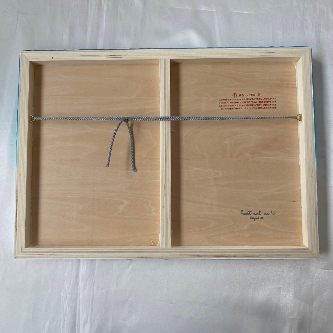 レジンアート　海アート　オーシャンアート　インテリアパネル