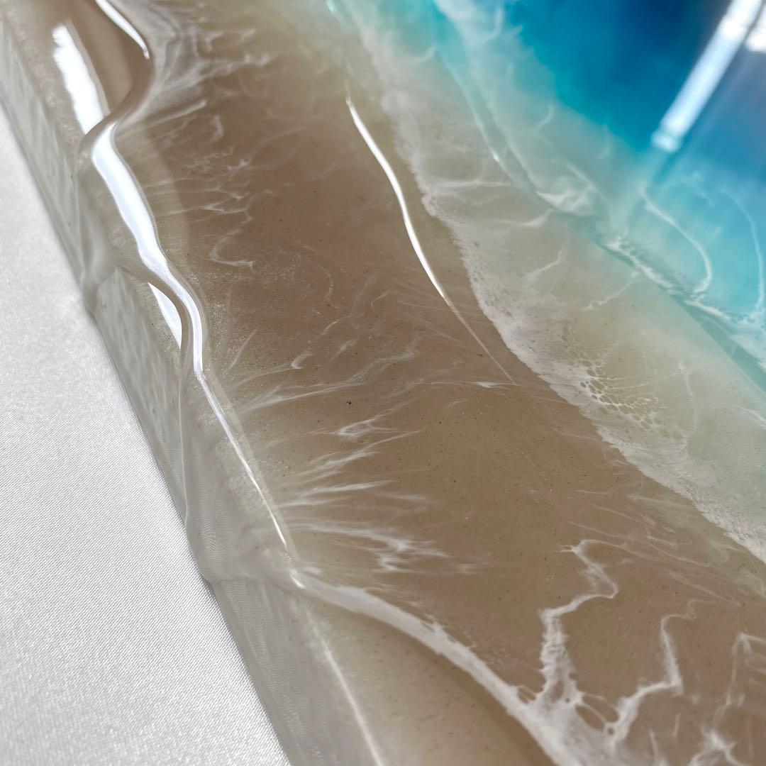 レジンアート　海アート　オーシャンアート　インテリアパネル
