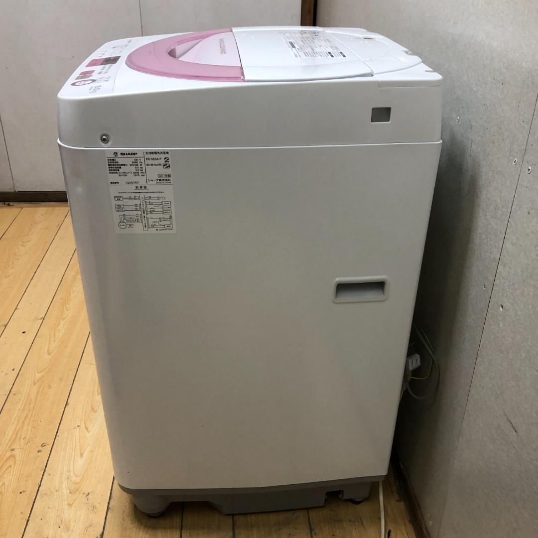 送料無料 シャープ 洗濯機 ES-GE6A 2017 　250916