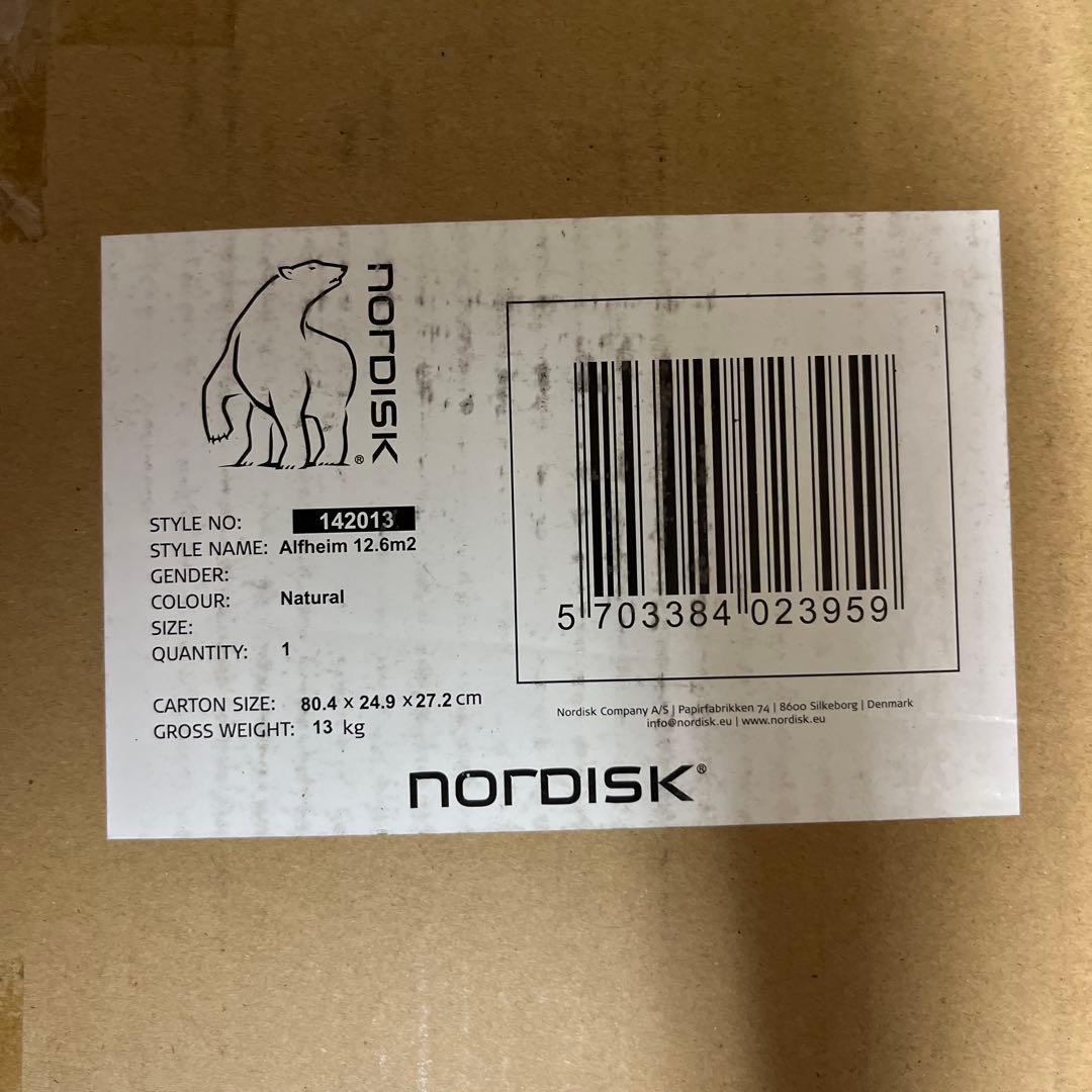 【新品未使用品】ノルディスク アルフェイム Alfheim 12.6