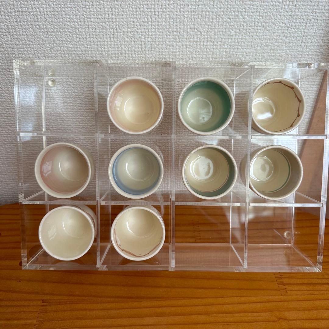 034 スージークーパー 希少パトリシアローズ エッグカップ 9種類セット