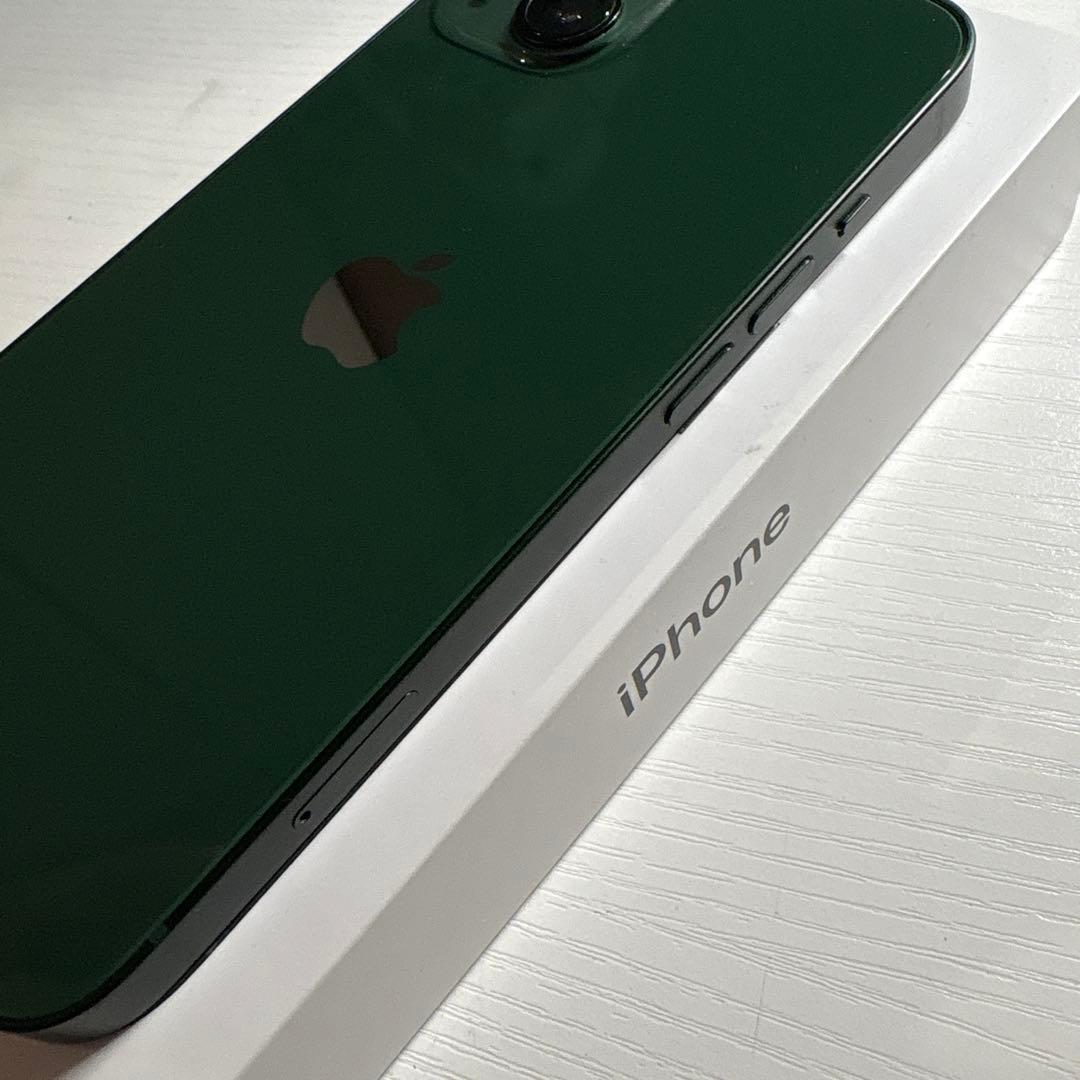 iPhone 13 128GB SIMフリー グリーン 極美品