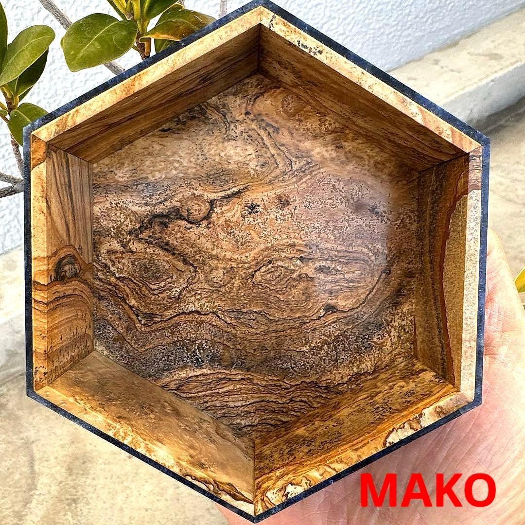 M1884☆インカローズ装飾箱820g☆天然石　原石☆N30704