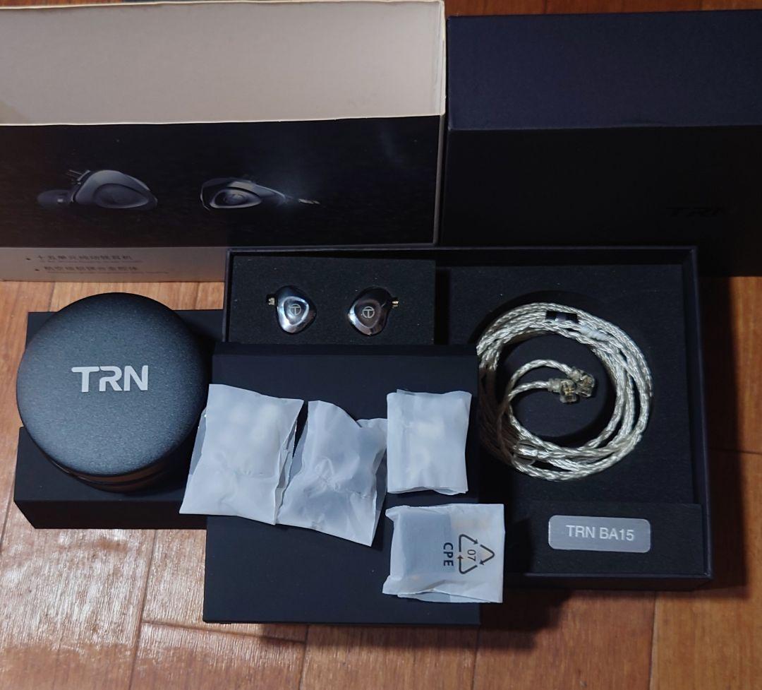 TRN BA15 シルバー qdc2pin 3.5mm イヤホン