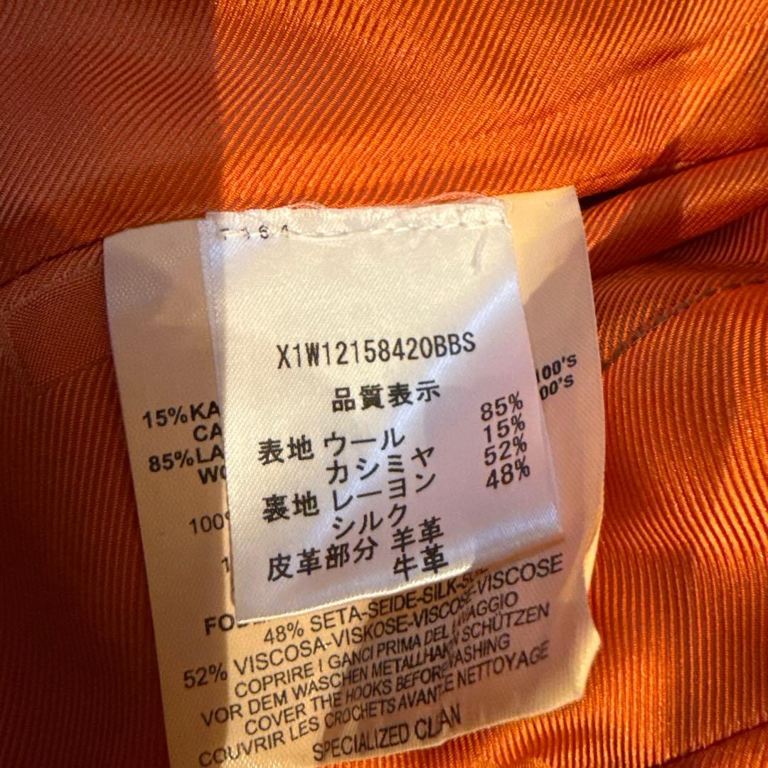 TOD'S 黒 ウール ダブルブレストコート