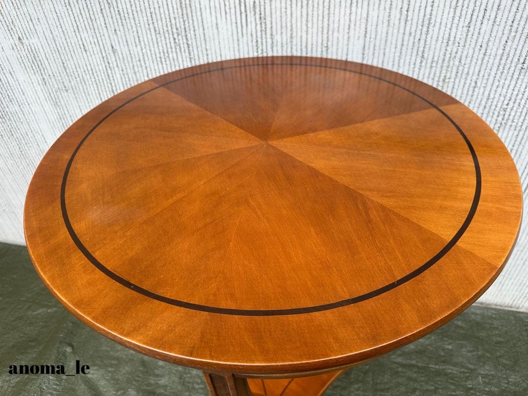 【サイドテーブル】木製　イタリア　オケージョナル　飾り台　花台　インテリア◎