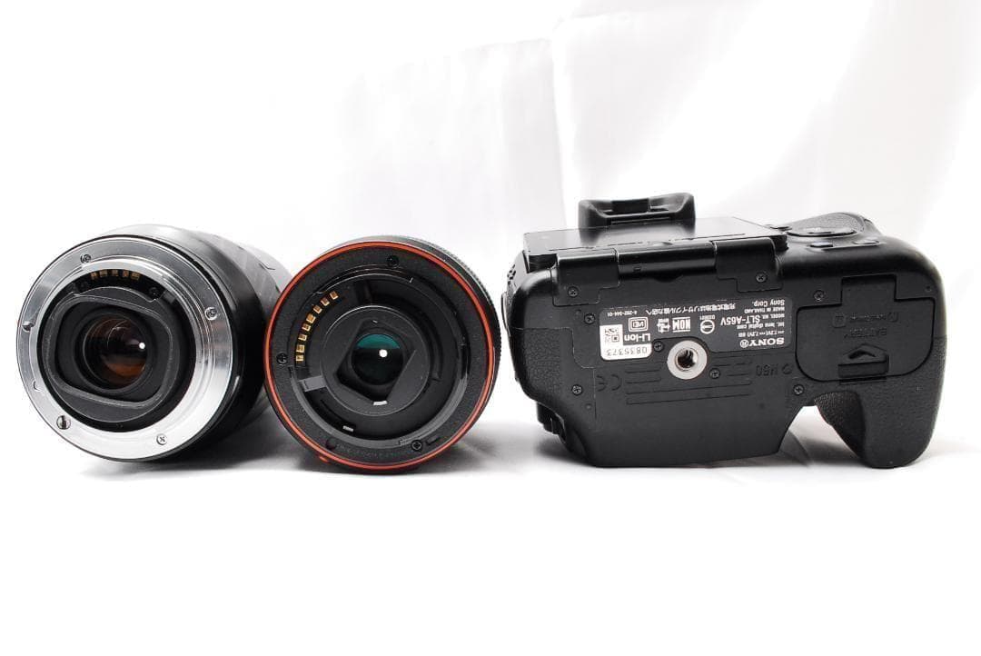 SONY α65✨ダブルレンズ✨超望遠✨超高画質✨スマホ転送✨バッグ付