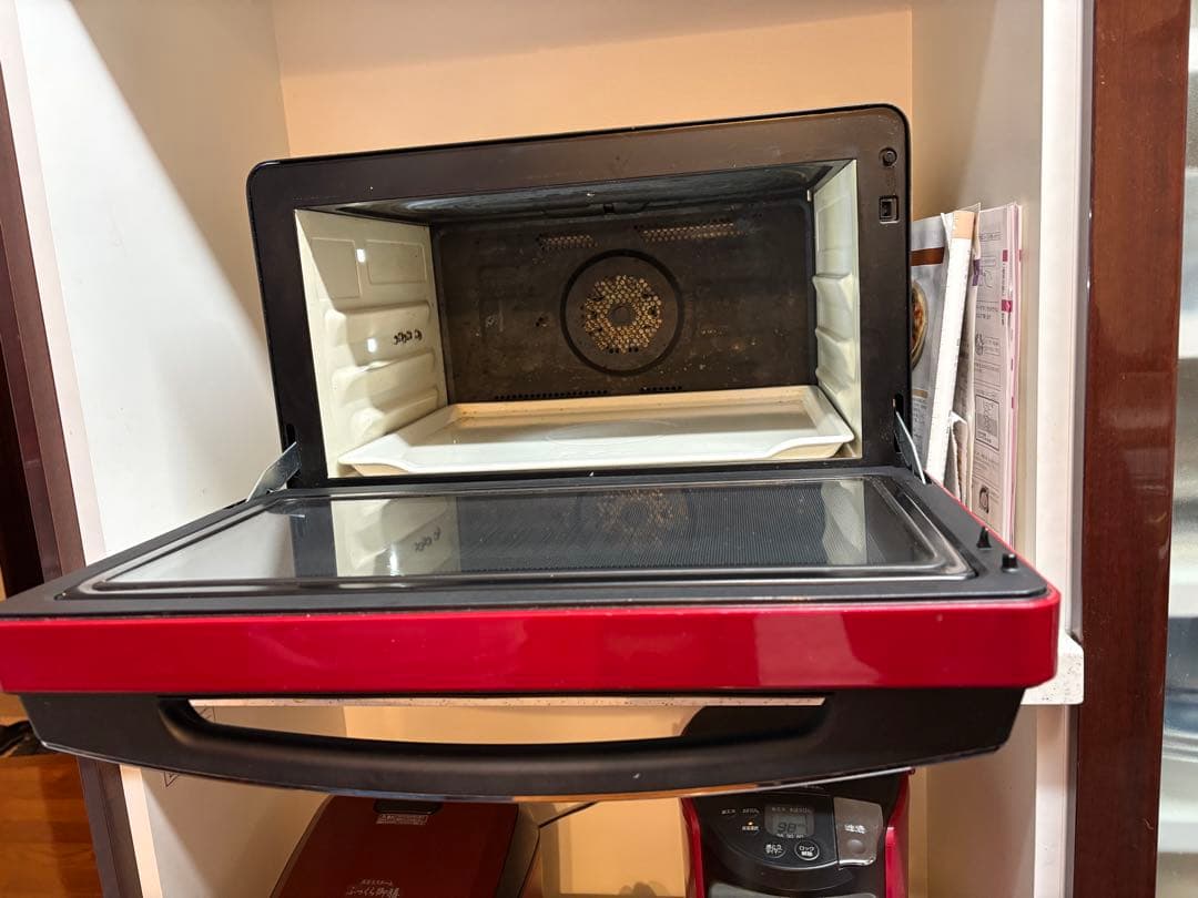 ※RG-3※日立 オーブンレンジ 赤