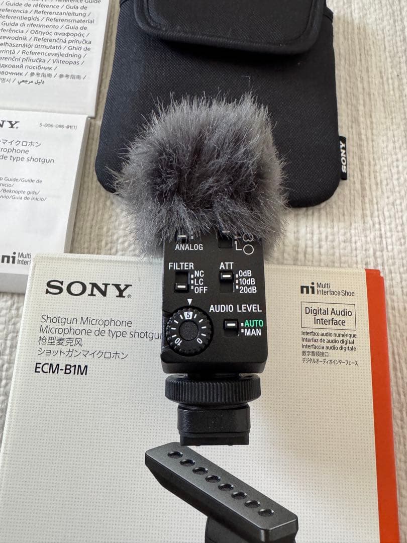 【美品】SONY ECM-B1M ショットガンマイクロホン