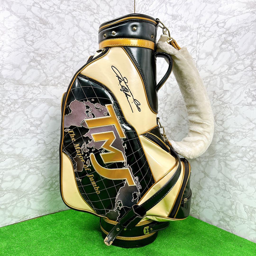 【希少】 ジャンボ尾崎 TMJ ツアー プロモデル キャディバッグ ゴルフ