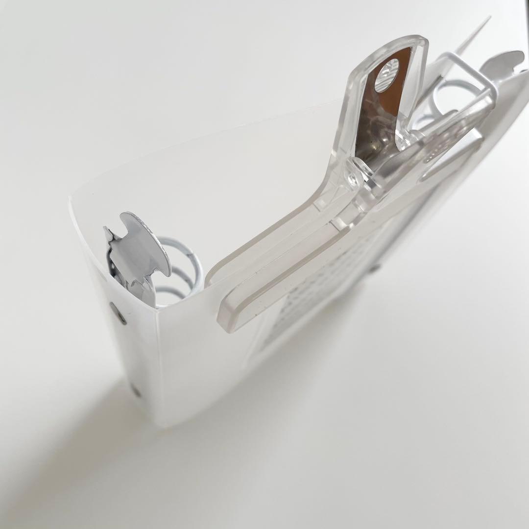 ラスト1点　韓国　貯金　バインダー　リフィル　ダブルリングバインダー　白　5