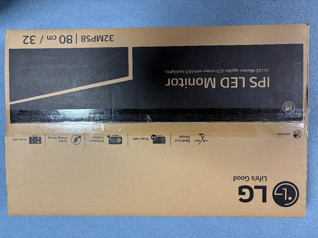 LG 32MP58HQ-W ホワイト モニター