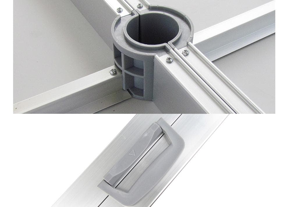 BBQ 高品質版 アルミ製 軽量 折りたたみ アウトドア テーブル1個 椅子4個