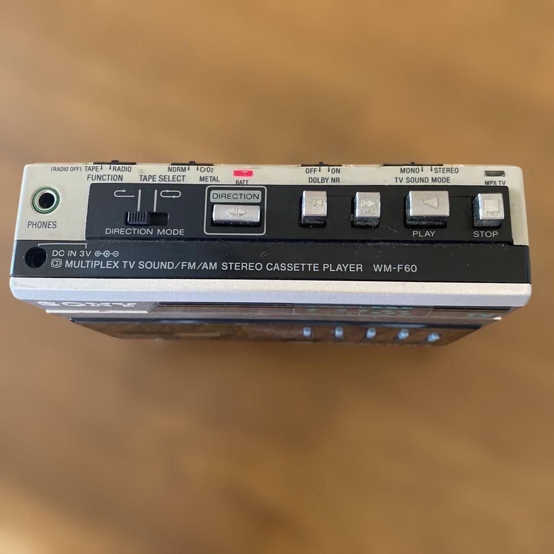 SONY WM-F60 カセットプレーヤー