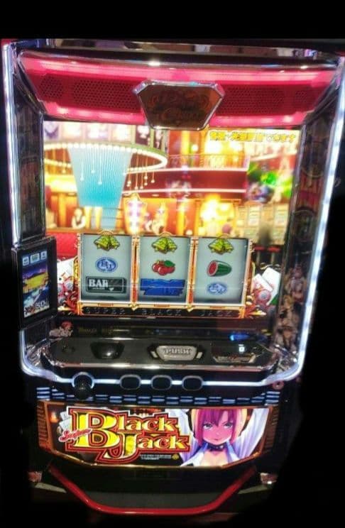 パチスロ実機 スーパーブラックジャック オートプレイスマスロユニット
