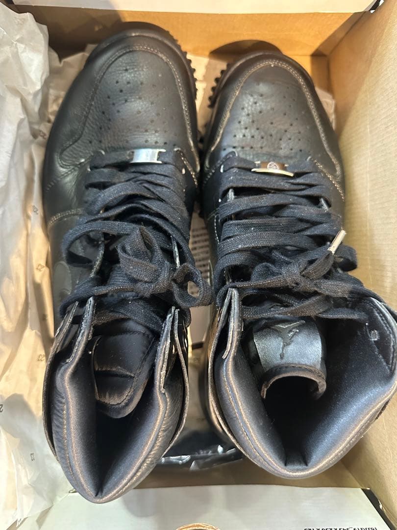 シューズ(男性用) NIKE AIR JORDAN 1 GOLF PREM BLACK US10.5