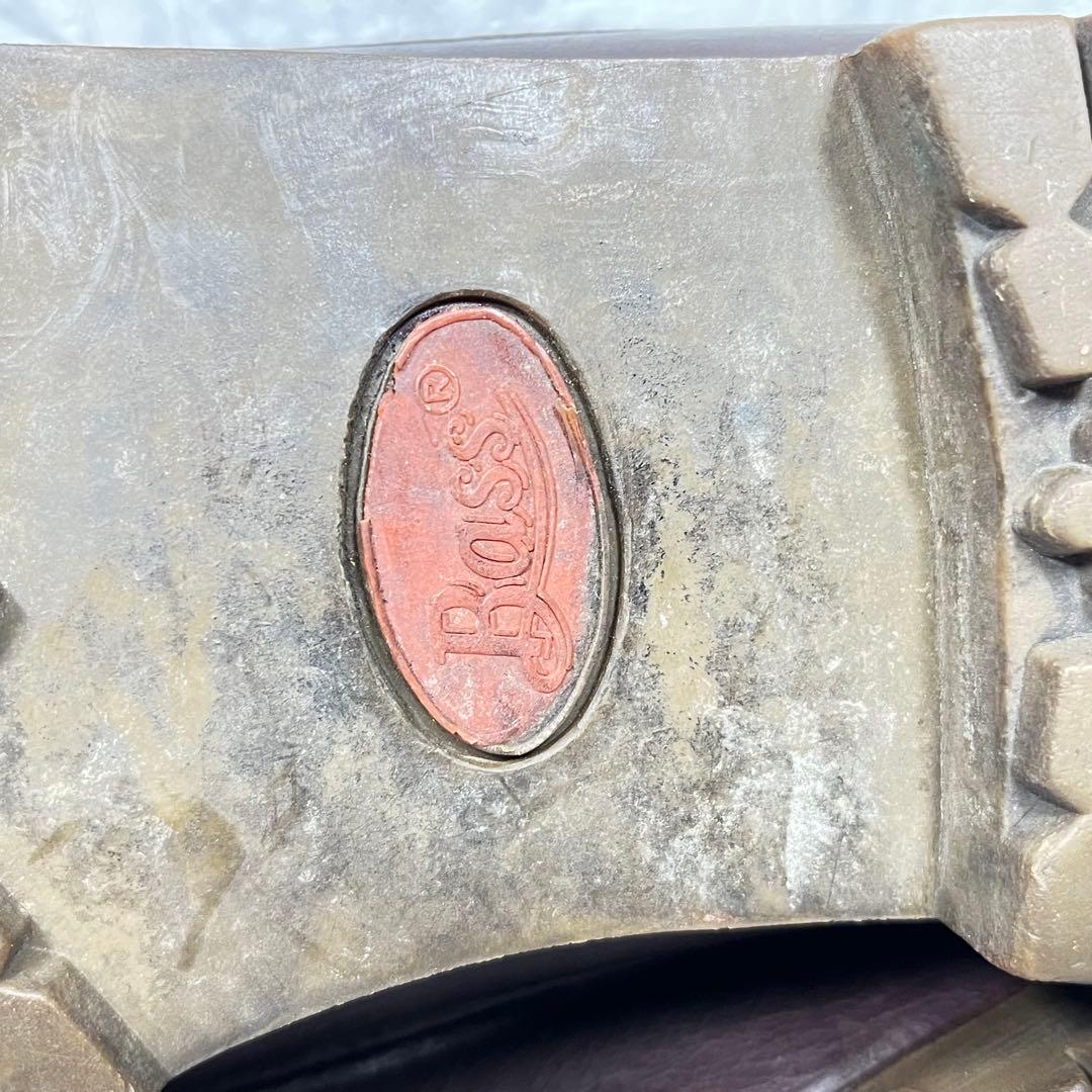 【美品】G.H BASS 3eye デッキシューズ　ダークブラウン　25㎝