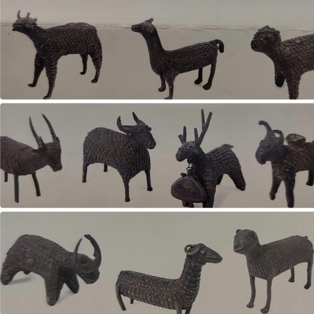 【アンティーク】インドの鋳造工芸品✨神獣のブロンズ