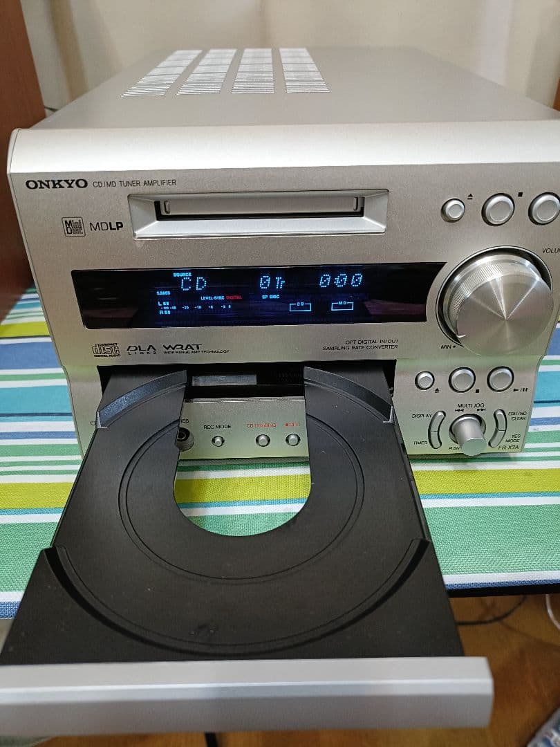 ONKYO FR-X7A CD,MD,FM/AM　整備済　完動品　リモコン付