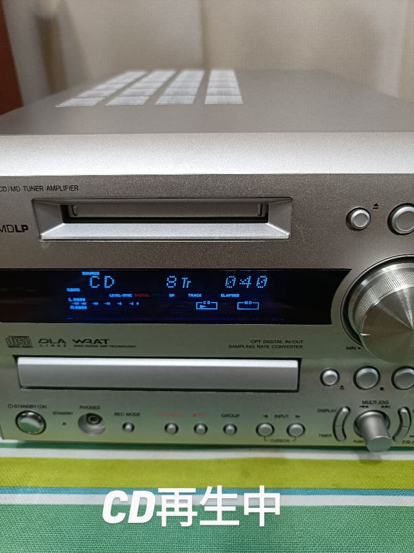 ONKYO FR-X7A CD,MD,FM/AM　整備済　完動品　リモコン付